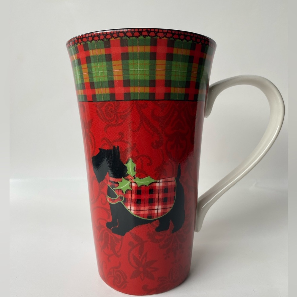 222 Fifth Christmas Scotty Latte Mug